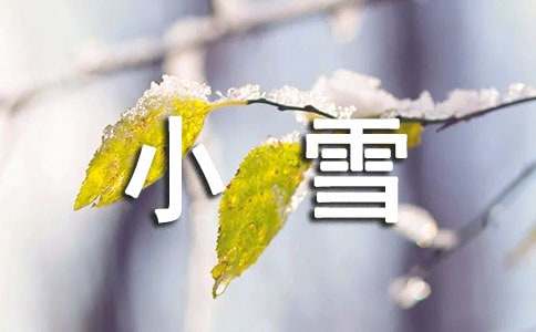 关于赞小雪节气的句子