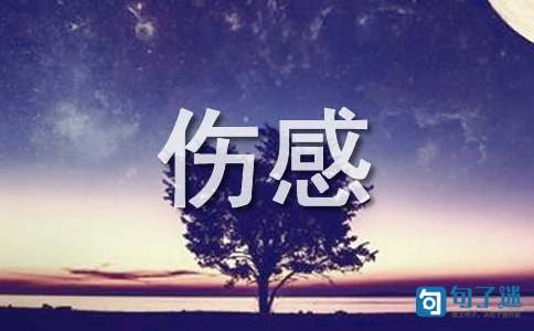 【推荐】悲伤的句子39句