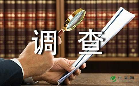 有关近视情况的社会调查报告模板