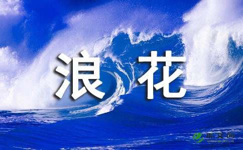 心海中的那朵浪花优秀作文