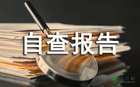 小金库治理自检自查报告范文